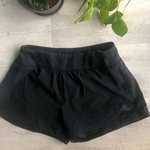 Adidas black gym shorts
